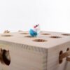 Cat Toys,A Mole Solid Wood Box Interactive Cat Toys,Catch Mice Game - Image 2
