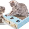 Whack A Mole Cat Toy,Cat Scratcher,Cat Scratching Board 3-in-1