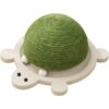 Turtle Cat Toy - Interactive Wooden Trackball Spinner for Kittens