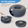 Cat Cave Donut,Cat Nest,3 Toy Balls and Hanging Ball for Play - Image 6
